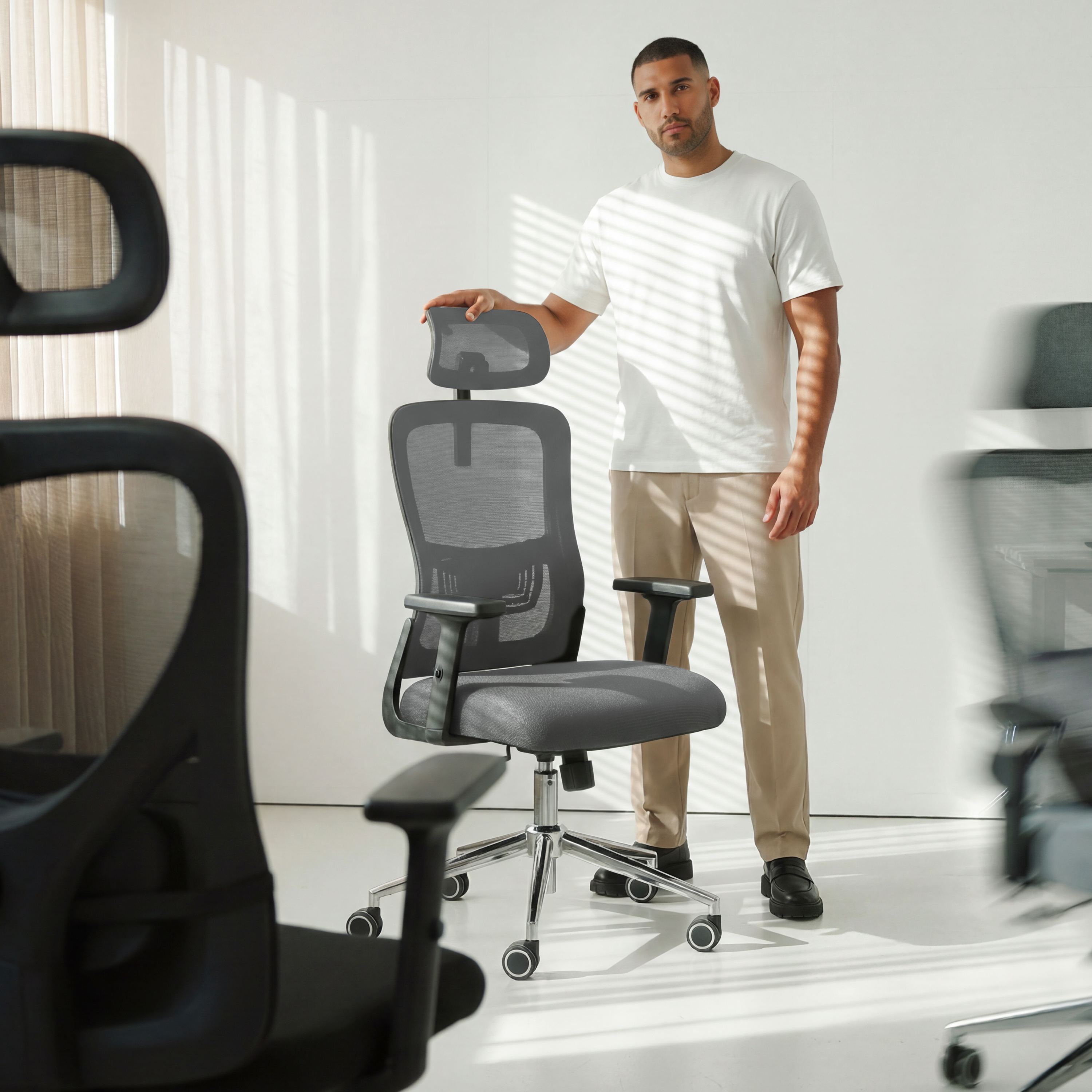 CLOUVOU BrightSeat – Ergonomischer Bürostuhl: Preis-Leistungssieger