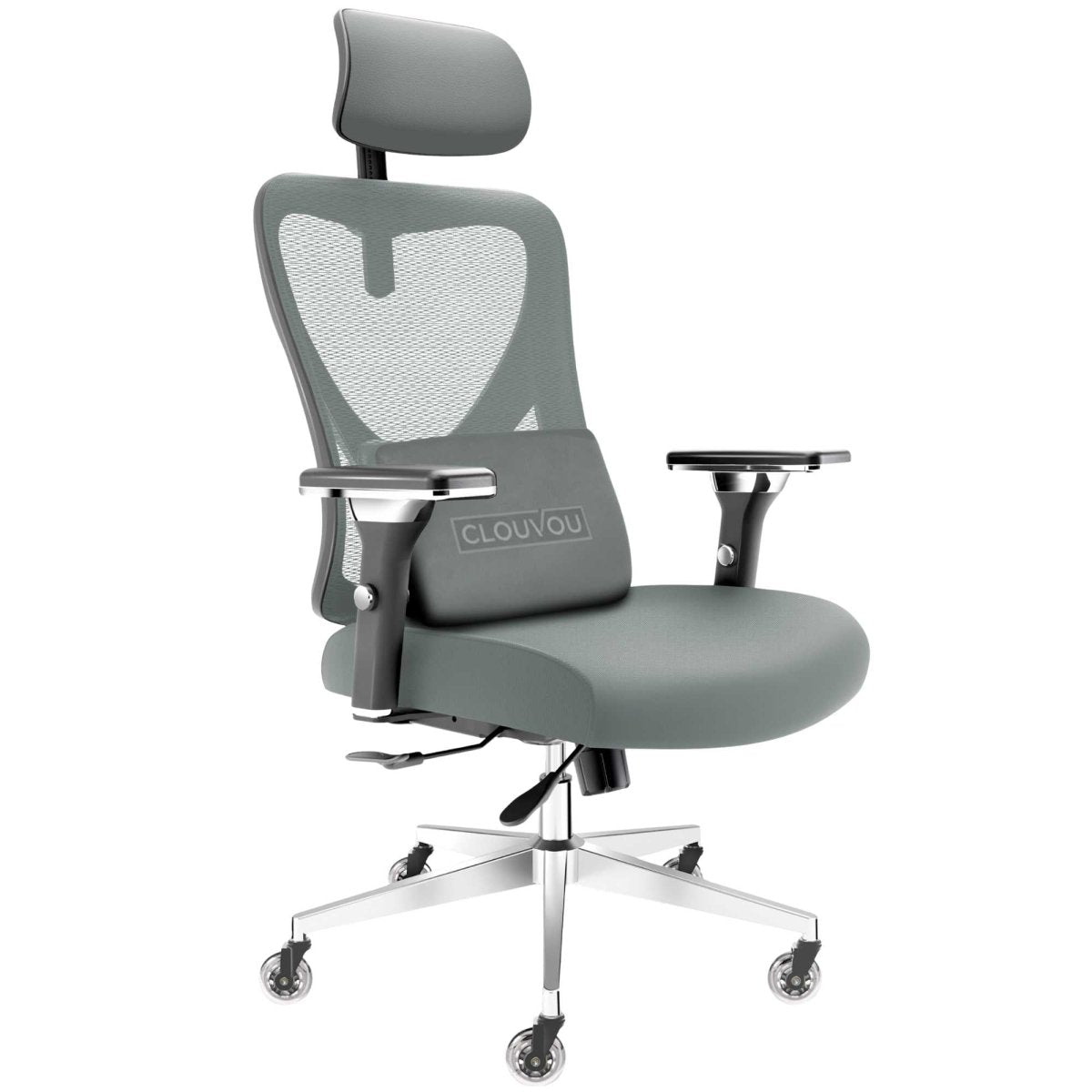 CLOUVOU CleverSeat - Ergonomischer Bürostuhl - Clouvou Grau