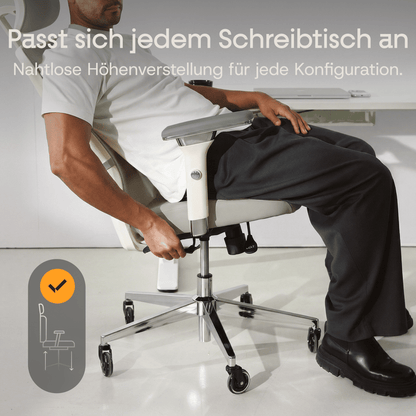 CLOUVOU CleverSeat - Ergonomischer Testsieger Bürostuhl - Clouvou Grau