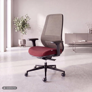 BALANCE – Ergonomischer Bürostuhl - Clouvou Schwarz