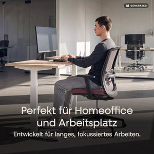 CALM – Ergonomischer Bürostuhl - Clouvou Schwarz