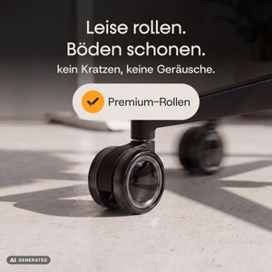 CALM – Ergonomischer Bürostuhl - Clouvou Schwarz