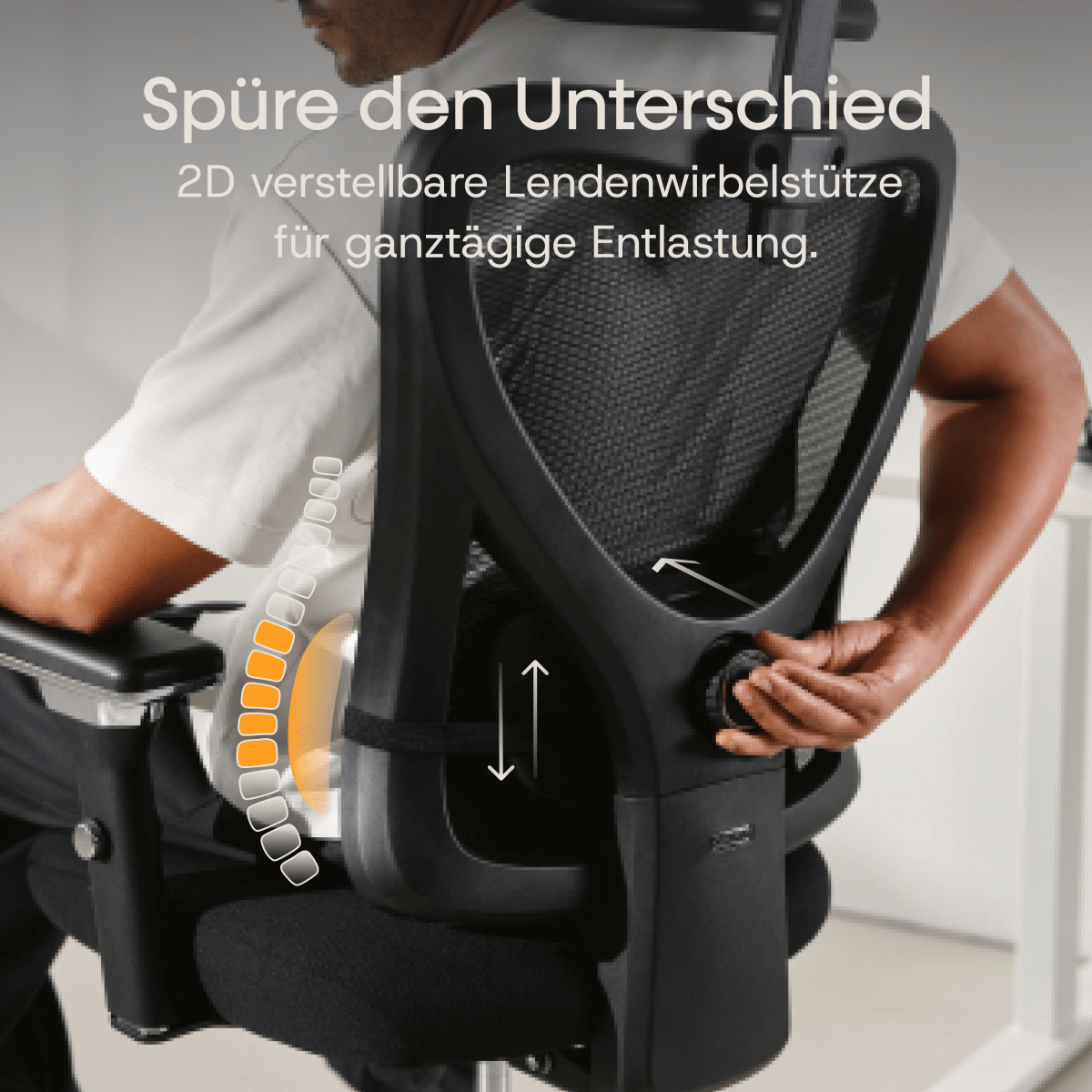 CLOUVOU CleverSeat - Ergonomischer Testsieger Bürostuhl - Clouvou Grau