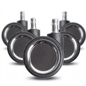 CLOUVOU Flux Wheels – Leichte Bürostuhlrollen | 5er - Set - Clouvou