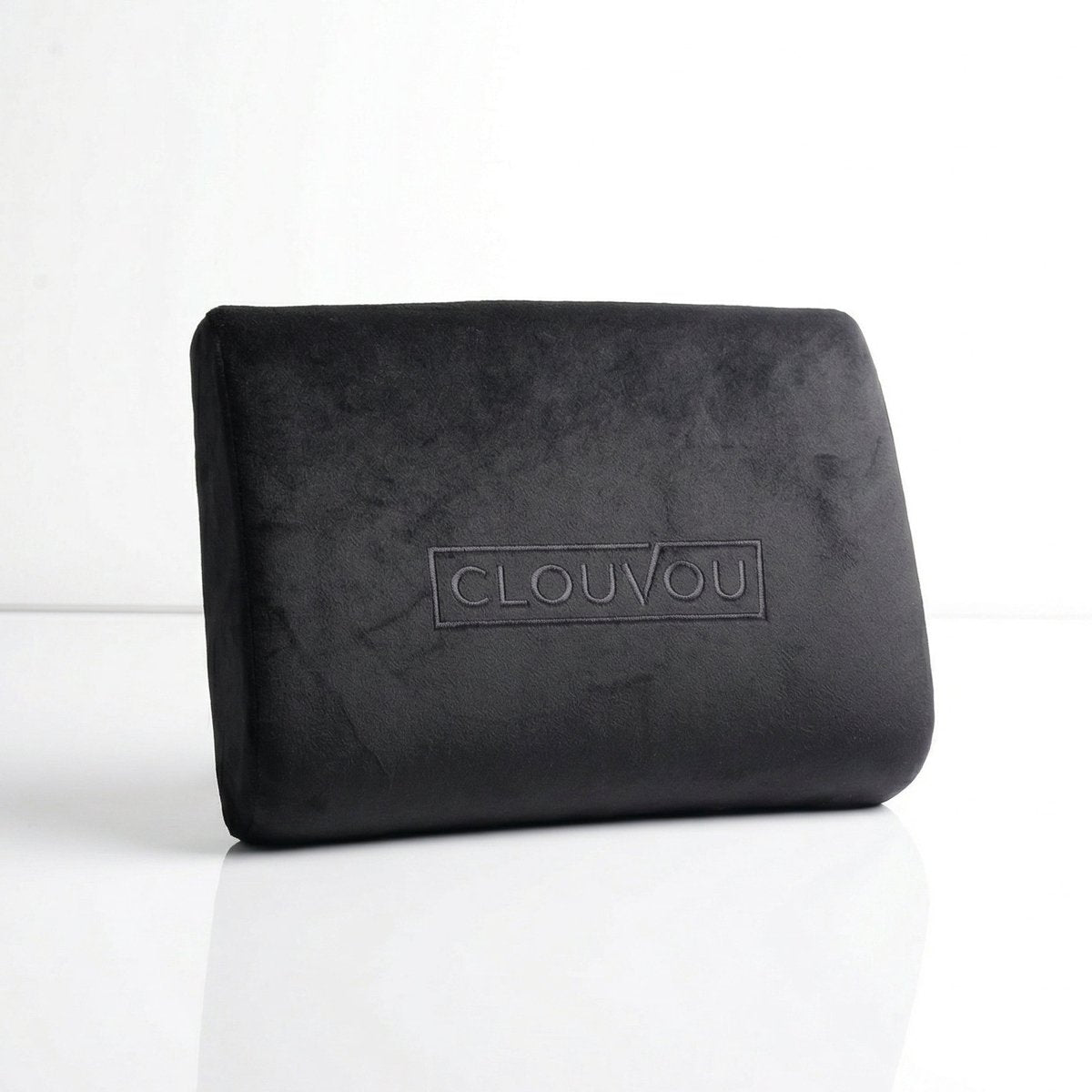 CLOUVOU Lordosenkissen – Ergonomisches Rückenkissen für Bürostühle - Clouvou Schwarz