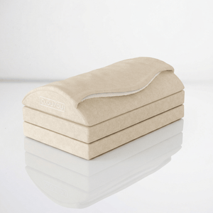 CLOUVOU MasterRest – Ergonomische Fußstütze | 3 Höhenstufen & Wärmetasche - Clouvou Beige