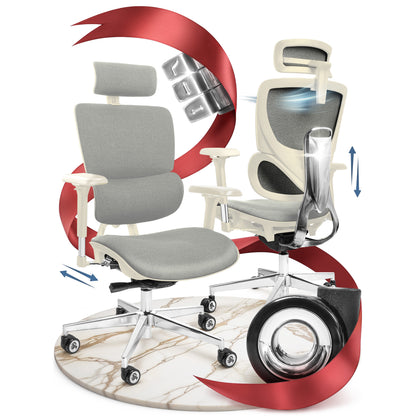 CLOUVOU MasterSeat – Ergonomischer Bürostuhl "Sitzen wie ein König – Komfort neu definiert" - Clouvou