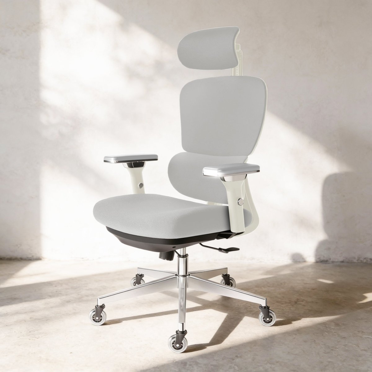 CLOUVOU ProSeat – Ergonomischer Premium Bürostuhl - Clouvou Creme