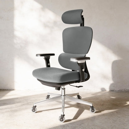 CLOUVOU ProSeat – Ergonomischer Premium Bürostuhl - Clouvou Grau