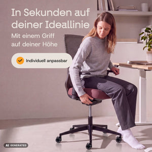 VOLUME – Ergonomischer Bürostuhl - Clouvou Schwarz