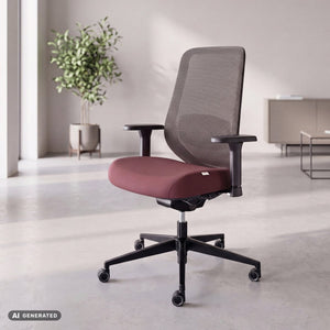 VOLUME – Ergonomischer Bürostuhl - Clouvou Schwarz