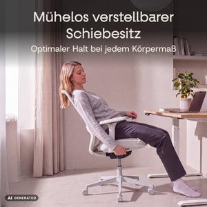 VOLUME – Ergonomischer Bürostuhl - Clouvou Schwarz